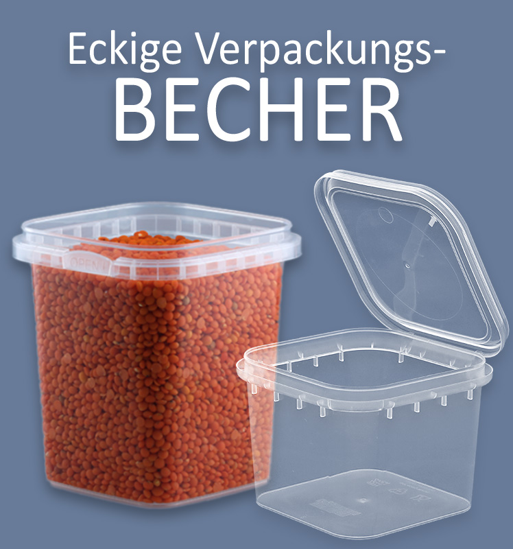 ECKIGE BECHER