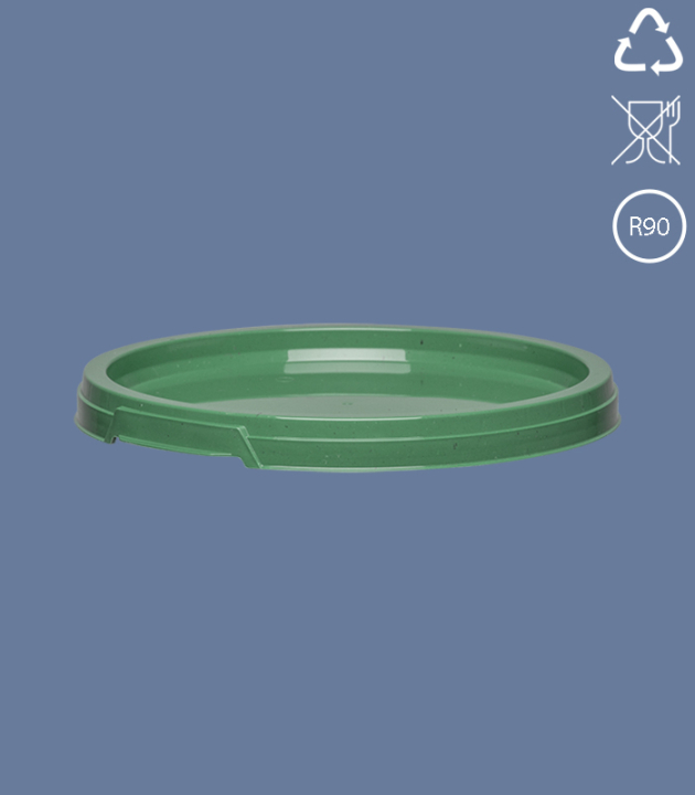 LID FOR ROUND-BUCKET 860 ML + 1,2 L Re90 / GREEN