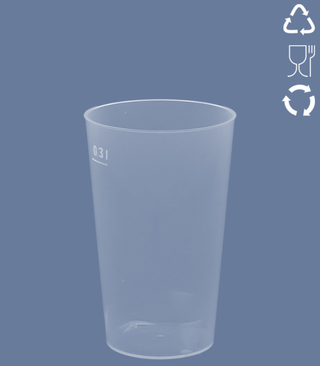 REUSABLE DRINKING CUP 0.2 L