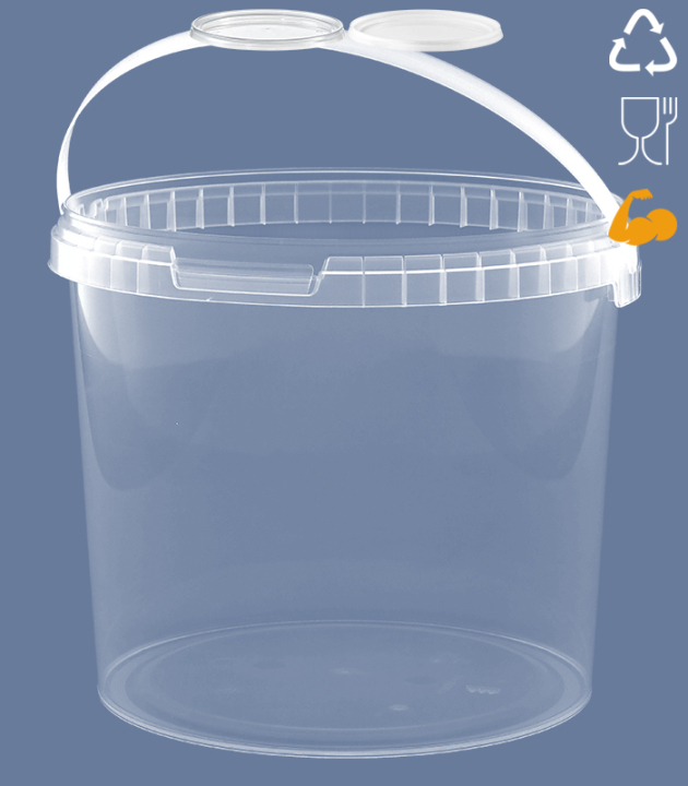 ROUND-BUCKET 5,5 L HEAVY DUTY / TRANSPARENT