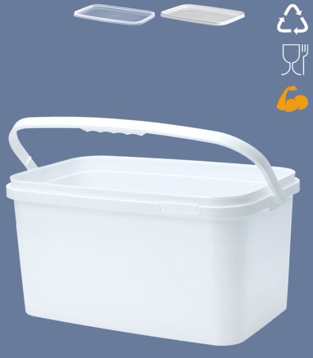 RECTANGULAR-BUCKET 10/12 L HEAVY DUTY