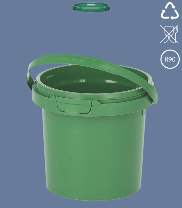 ROUND-BUCKET 600 ML Re90 / GREEN